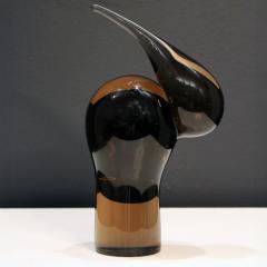Topaz art glass Bird Sculpture - 4374854