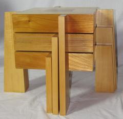 Toqapu Studio Rare Studio Nest of Three Incan Influenced Tables by Toqapu Studio circa 1985 - 569630