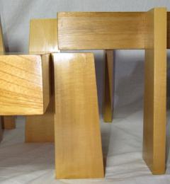 Toqapu Studio Rare Studio Nest of Three Incan Influenced Tables by Toqapu Studio circa 1985 - 569636