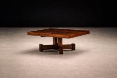 Tora Brazil Brazilian Modern Square Coffee Table in Rosewood Tora 1960s - 4557760