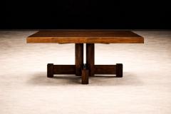 Tora Brazil Brazilian Modern Square Coffee Table in Rosewood Tora 1960s - 4557763