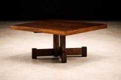 Tora Brazil Brazilian Modern Square Coffee Table in Rosewood Tora 1960s - 4557767