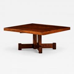 Tora Brazil Brazilian Modern Square Coffee Table in Rosewood Tora 1960s - 4567576
