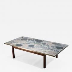 Torbj rn Afdal Large stones and brass coffee table by Torbj rn Afdal 1960s - 990891