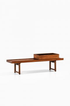 Torbjorn Afdal Bench or Side Table with a Planter Box by Torbj rn Afdal 1960s - 4444263