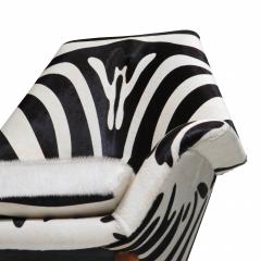 Torbjorn Afdal Danish Lounge Chair in Zebra Leather - 2416160