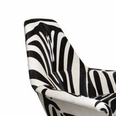 Torbjorn Afdal Danish Lounge Chair in Zebra Leather - 2416161