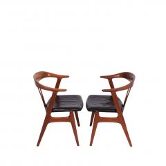 Torbjorn Afdal Pair arm chairs by Torbjorn Afdal for Bruksbo - 1862414