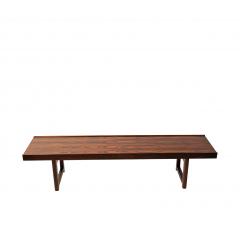 Torbjorn Afdal Rosewood Krobo Table Bench by Torbj rn Afdal for Bruksbo - 4057230