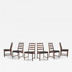Torbjorn Afdal Six Model 113 Dining Chairs by Torbj rn Afdal Denmark Mid 20th Century - 4561891