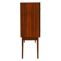 Torbjorn Afdal Spectacular Norwegian Illuminating Bar Cabinet in Rosewood 1950s signed  - 2417704