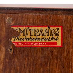 Torbjorn Afdal Spectacular Norwegian Illuminating Bar Cabinet in Rosewood 1950s signed  - 2417707