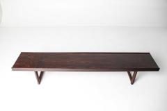 Torbjorn Afdal Torbj rn Afdal Extra Long Rosewood Krobo Bench Norway 1960s - 4593475