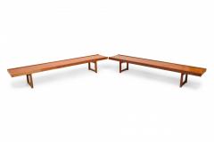 Torbjorn Afdal Torbj rn Afdal for Bruksbo Scandinavian Krobo Wooden Plank Benches - 2787543