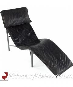 Tord Bjorklund Early Tord Bjorklund for IKEA Mid Century Chaise Leather Lounge Chair - 3101649