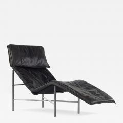 Tord Bjorklund Early Tord Bjorklund for IKEA Mid Century Chaise Leather Lounge Chair - 3103262