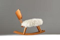 Torsten Claesson Swedish Rocking Chair in Pine by Torsten Claesson - 833764