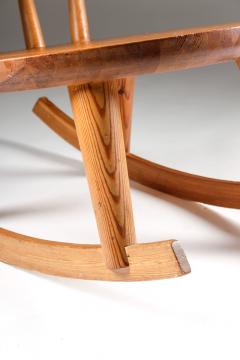 Torsten Claesson Swedish Rocking Chair in Pine by Torsten Claesson - 833769