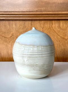 Toshiko Takaezu Ceramic Moon Pot with Rattle by Toshiko Takaezu - 3613539
