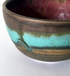 Toshiko Takaezu Ceramic Tea Bowl with Brilliant Glaze by Toshiko Takaezu - 3077447
