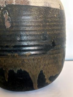 Toshiko Takaezu Important Storied Tall Ceramic Pot with Rattle and Handprints by Toshiko Takaezu - 3555516