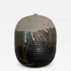 Toshiko Takaezu Important Storied Tall Ceramic Pot with Rattle and Handprints by Toshiko Takaezu - 3561453