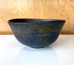 Toshiko Takaezu Large Ceramic Bowl with Abstract Glaze by Toshiko Takaezu - 4637826