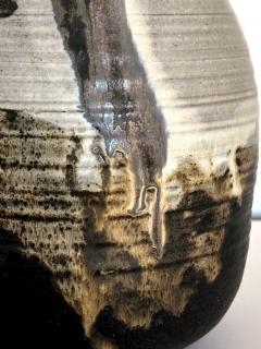 Toshiko Takaezu Storied Tall Ceramic Pot with Rattle and Fingerprints by Toshiko Takaezu - 3555323