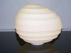 Toso Vintage 1960s Italian Stone like White Murano Glass Table or Floor Lamp - 987023