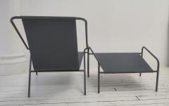 Totally Tubular Outdoor Lounge Chair Ottoman Set - 2992947