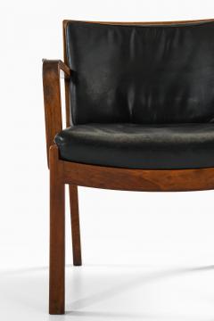 Tove Edvard Kindt Larsen Armchair in Mahogany and Leather by Tove Edvard Kindt Larsen 1930s - 4443299