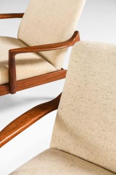 Tove Edvard Kindt Larsen FD125 Easy Chairs Designed by Tove and Edvard Kindt Larsen 1950s - 4612362