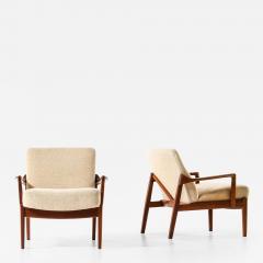 Tove Edvard Kindt Larsen FD125 Easy Chairs Designed by Tove and Edvard Kindt Larsen 1950s - 4614332