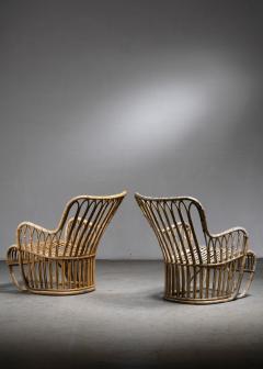Tove Edvard Kindt Larsen Pair of Tove Kindt Larsen rattan chairs - 4588408