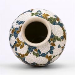 Tozan I Ito - Japanese Ceramic Vase by Ito Tozan I Meiji Period