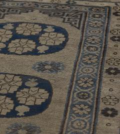 Traditional Antique Handwoven Wool Persian Khotan Runner - 1820066