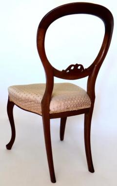 Traditional British Victorian Balloon Back Chair Circa 1880 - 3630923