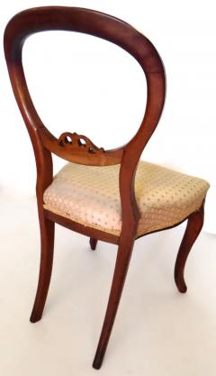 Traditional British Victorian Balloon Back Chair Circa 1880 - 3630934