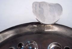 Traditional French Silver Wine Taster with Abstract Golfer - 4537312