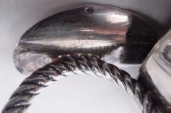 Traditional French Silver Wine Taster with Abstract Golfer - 4537314