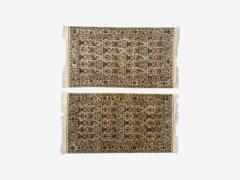 Traditional Handwoven Indian Wool Carpets India 1960s - 4282582