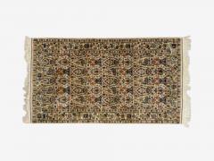 Traditional Handwoven Indian Wool Carpets India 1960s - 4282585