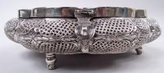 Traditional Indian Large Heavy Exotic Silver Keepsake Box - 4247053