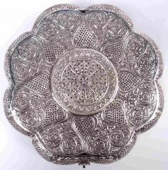 Traditional Indian Large Heavy Exotic Silver Keepsake Box - 4247055