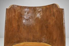 Traditional Norwegian Carved Kubbestol Norway early 20th century - 2810006