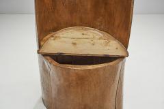 Traditional Norwegian Carved Kubbestol Norway early 20th century - 2810007