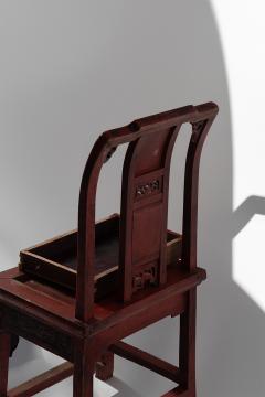 Traditional Qing style chair with hidden drawer - 3785473