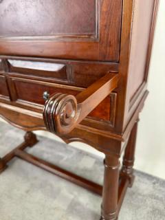 Traditional Style Mahogany Wine Bar Secretary Cabinet by South Cone Trading Co - 3721987