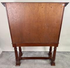 Traditional Style Mahogany Wine Bar Secretary Cabinet by South Cone Trading Co - 3721989