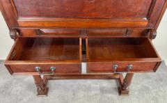 Traditional Style Mahogany Wine Bar Secretary Cabinet by South Cone Trading Co - 3721993
